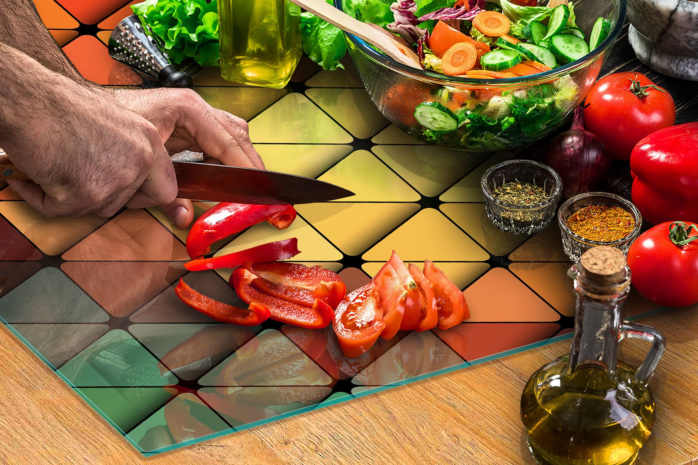 TMK ArtDeko Placa Protectora De Vitrocerámica 70 X 52 Cm 1 Pieza Cocina El Ctrica Universal Para Inducci N 131175