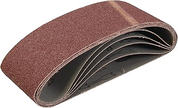 Triton TPTA12527343 - Pack de 5 bandas de lija (100 x 610 mm) color marrón