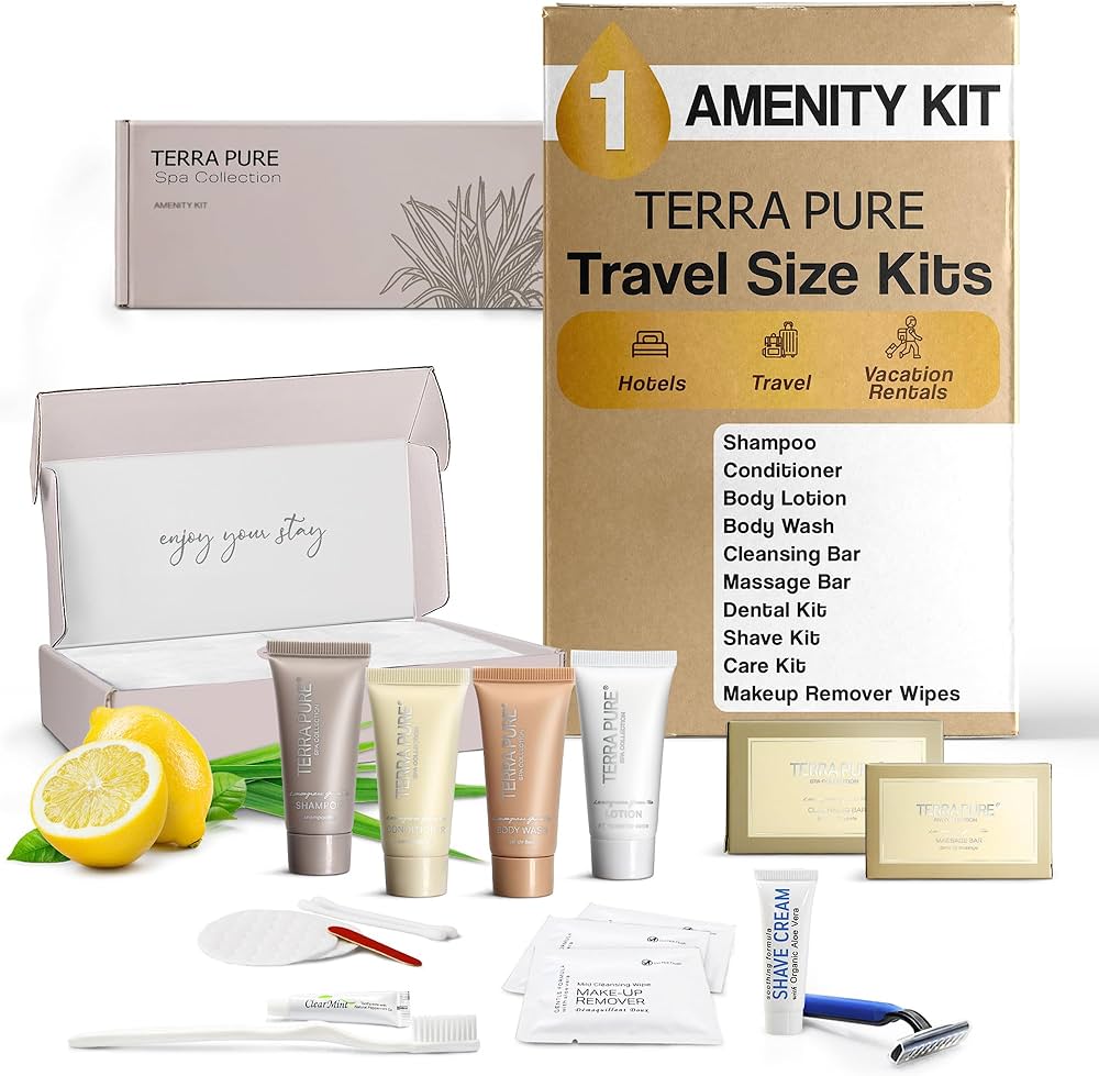 Amazon.com : Terra Pure Spa Collection Amenity & Accessory Kit |1