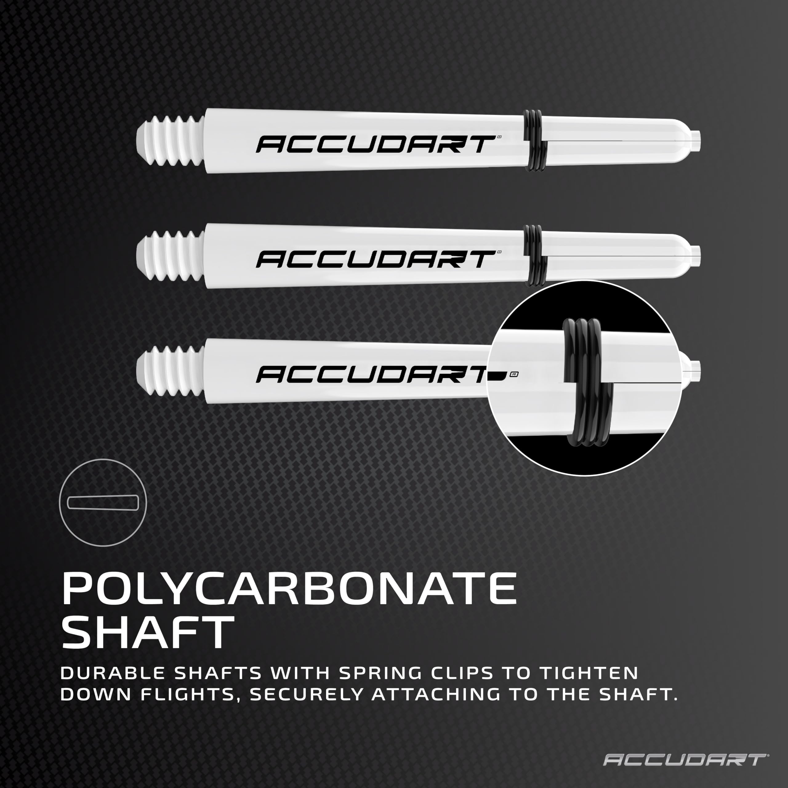 Accudart Set di Freccette a Punta Morbida 4.0 – Corpo Tungsteel – Scanalature Rotonde per Una Presa costante – aste in policarbonato – Pratica Custodia per bersagli