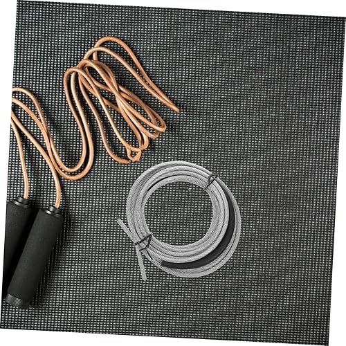 Miniatura 5 de Weighted Steel Cable Jump Rope Replacement for Fitness Adults Anti-wear Tubing Thick Heavy Wire Skipping Rope for Speed Workout and Cardio Training