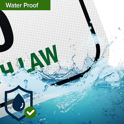 Miniatura 7 de It's The Law! Clean Up After Your Dog - Letrero de ley de salud pública de $250, 12 x 18 pulgadas, 3M EGP reflectante, libre de óxido, aluminio 063,