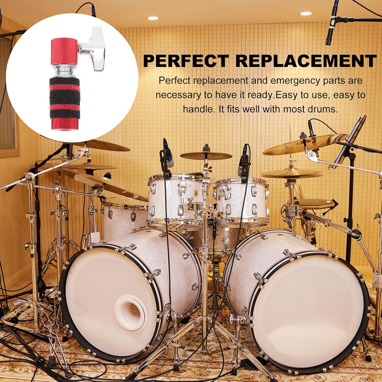 Professional Cymbal Hi Hat Clutch for Drum Set Control Aluminum Alloy