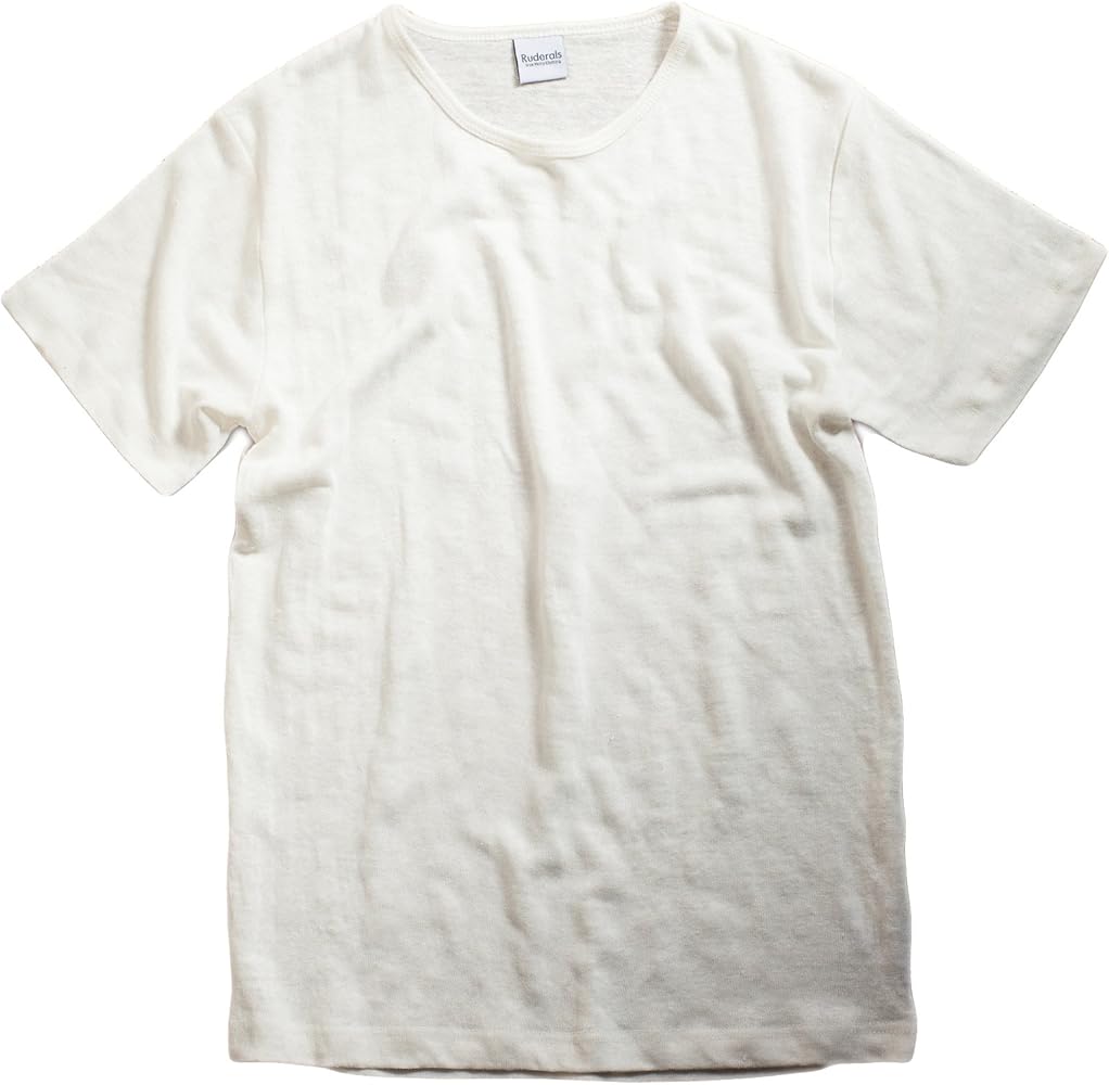 Amazon | [Ruderals] Hemp 100% T-shirts (XS, White) | Tシャツ