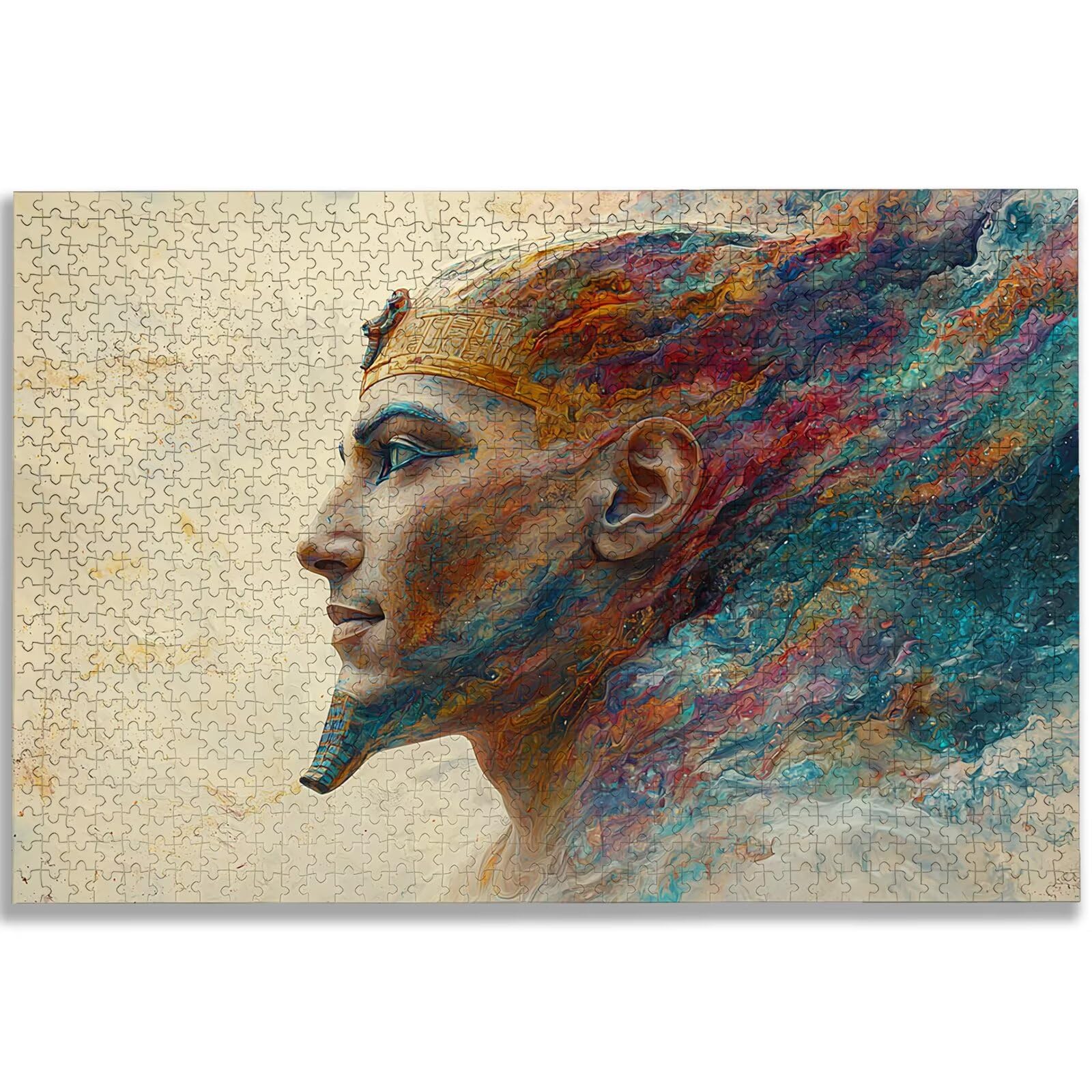 Puzzle 2000 sztuk Egipt, abstrakcyjne puzzle 2000 sztuk dla dorosłych i nastolatków, drewniane puzzle z wykwintnym opakowaniem, rodzinne gry edukacyjne, dekoracje domu, prezent dla dorosłych-2111