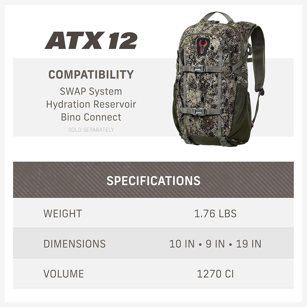 Amazon.com: Badlands ATX 12 Hunting Pack - All-Terrain Xtreme