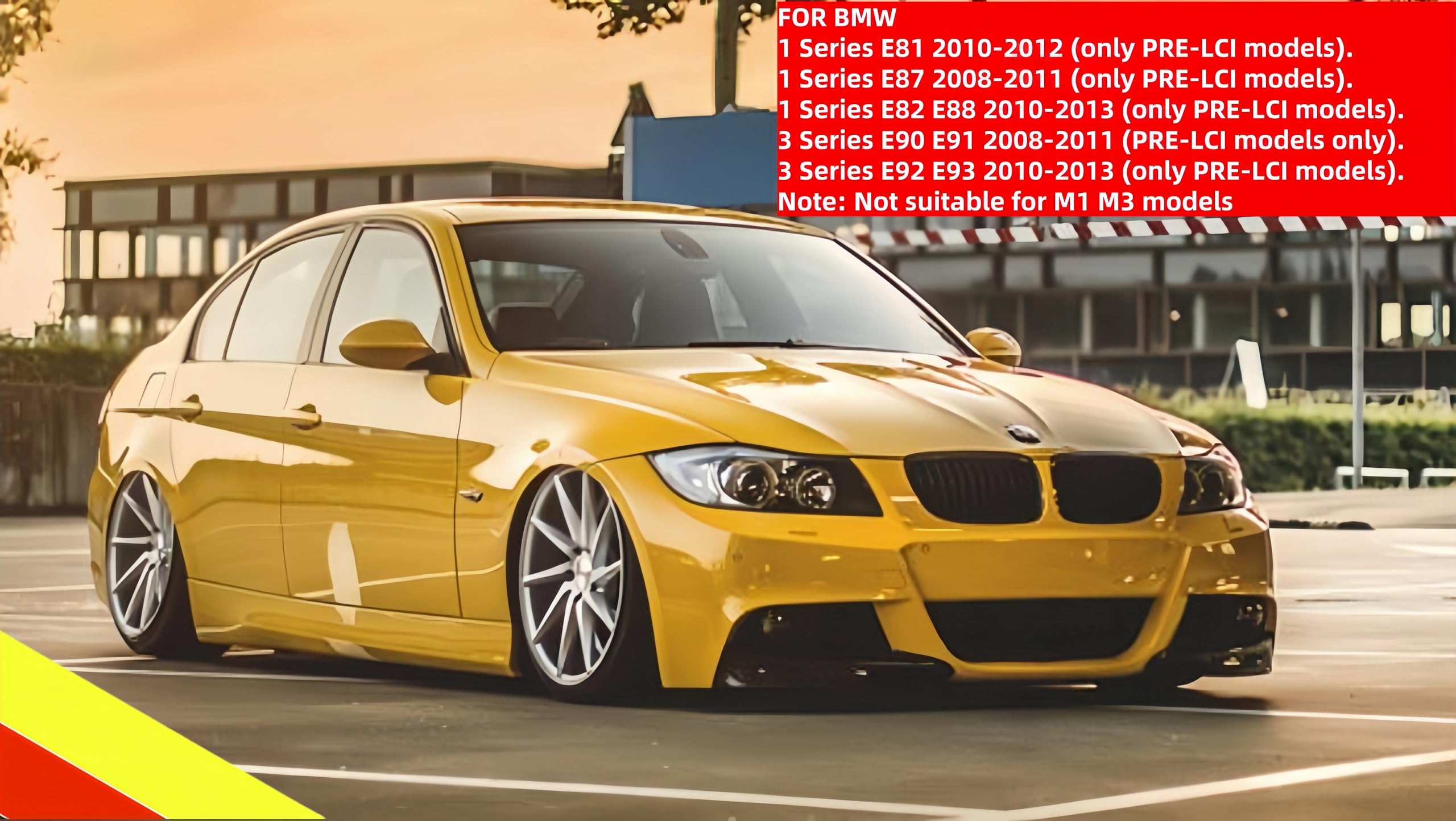 POETRYXIAO Copri specchietto retrovisore per auto, compatibile con B-MW Serie 1 E87 E81 E82 E88 LCI/3 Series E90 E91 E92 E93 LCI, adatti per tuning (fibra di carbonio)