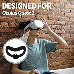 Gosknor Head Strap for Oculus Quest 2 Headset, Adjustable VR Head Strap Replacement Headstrap with Dust Sheet Face Mask and Rocker Caps VR Headset Accessories Compatible with Meta Quest 2