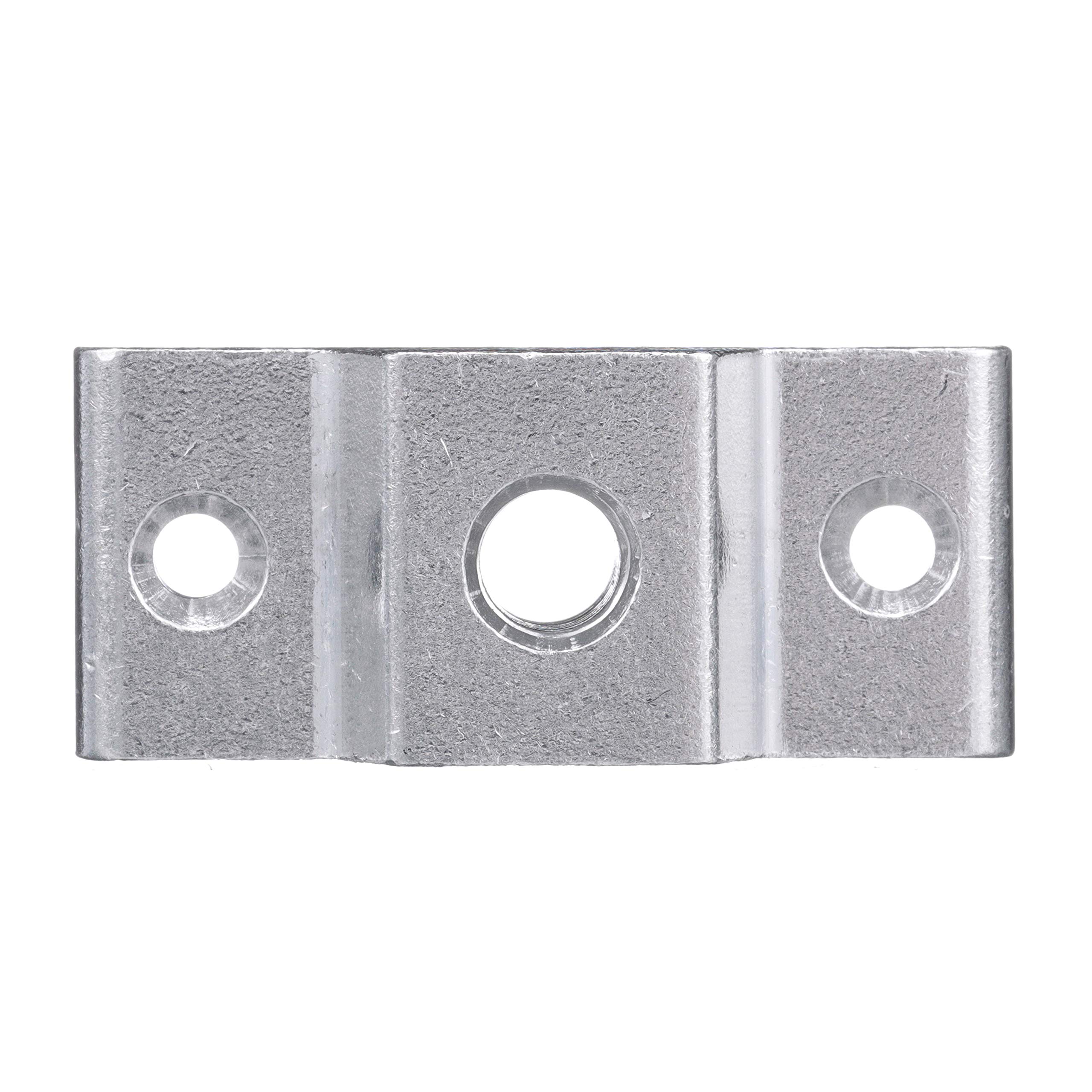 Attwood 5072-7 Base Di Montaggio Per Portacanne Sure-Grip, Alluminio Estruso, Per Barre Piatte 5 Cm, Fori Preforati