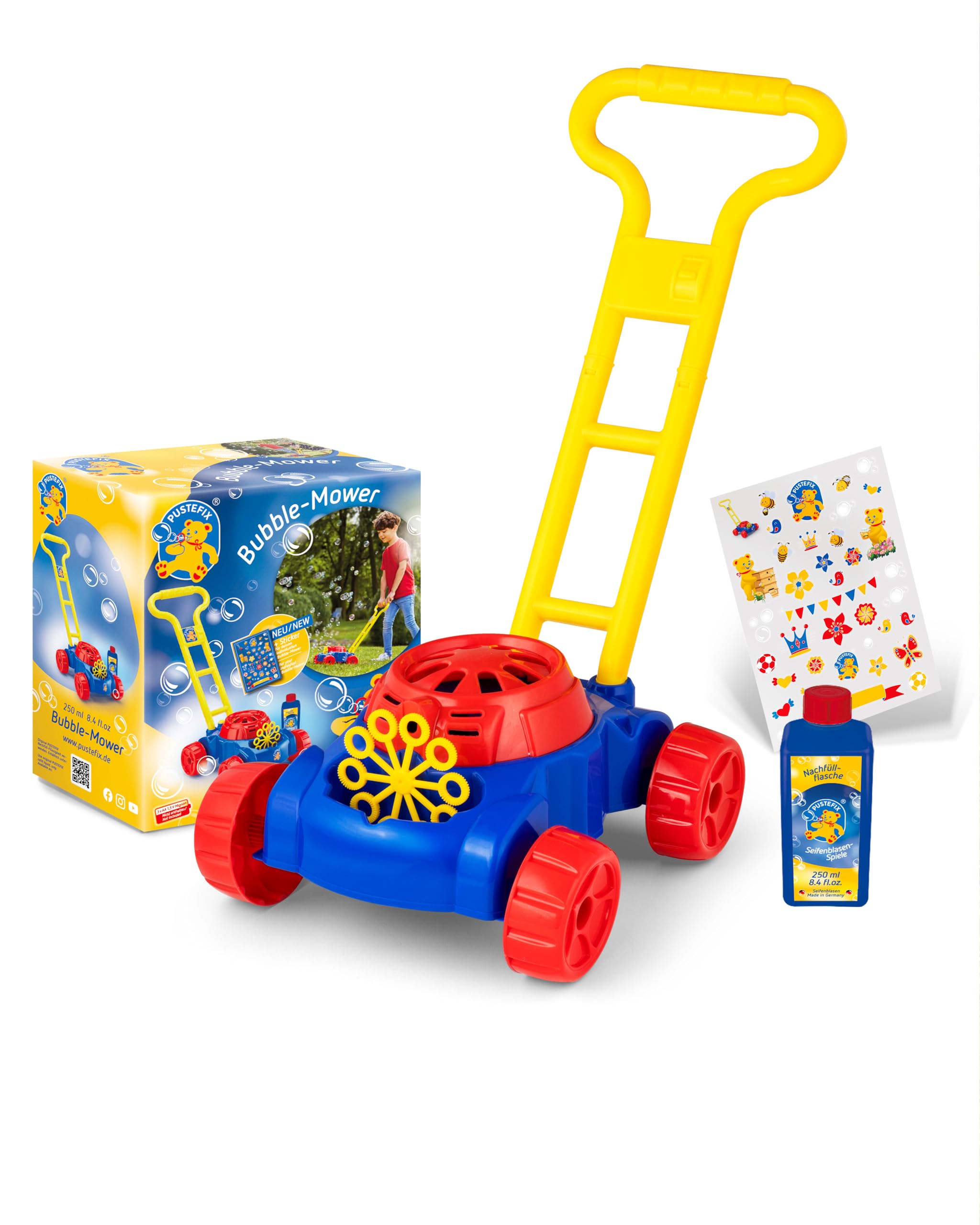 Sloosh Bubble Grasmaaier Peuter Speelgoed - Kinderspeelgoed Bubble Machine Zomer Outdoor Speelgoed Spellen, Bellenmaaier Push Speelgoed Buiten Speelgoed voor Peuters Peuters Peuter Kinderen Jongens