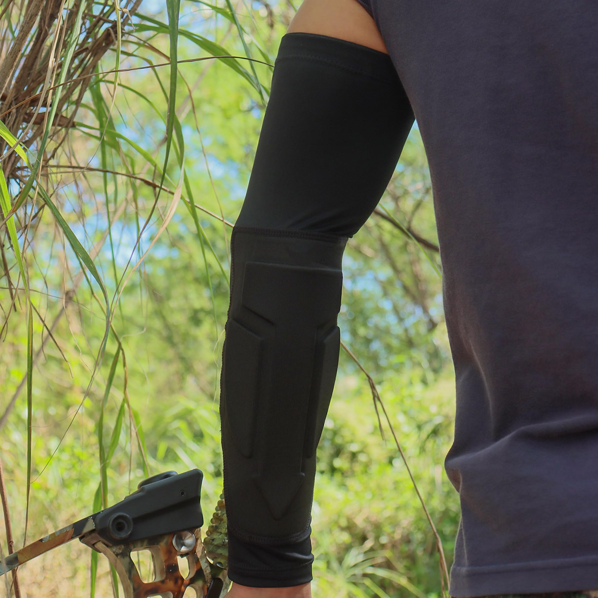 Archery Bracer de protection pour bras avec couverture complète, élastique et réglable pour archer chasseur, convient aux jeunes et aux adultes