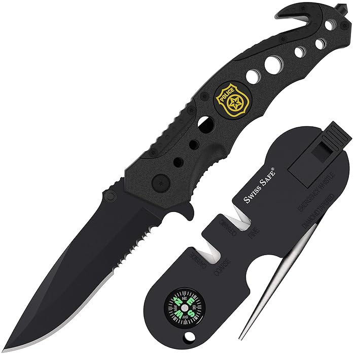 Buy Bundle & Save Swiss Safe Tactical Knife Sharpener + 3in1