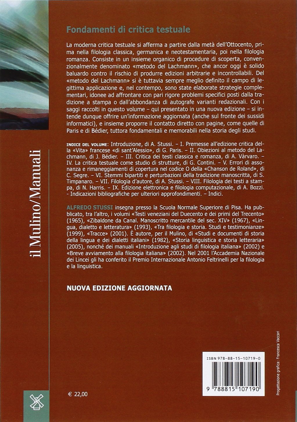 Fondamenti di critica testuale