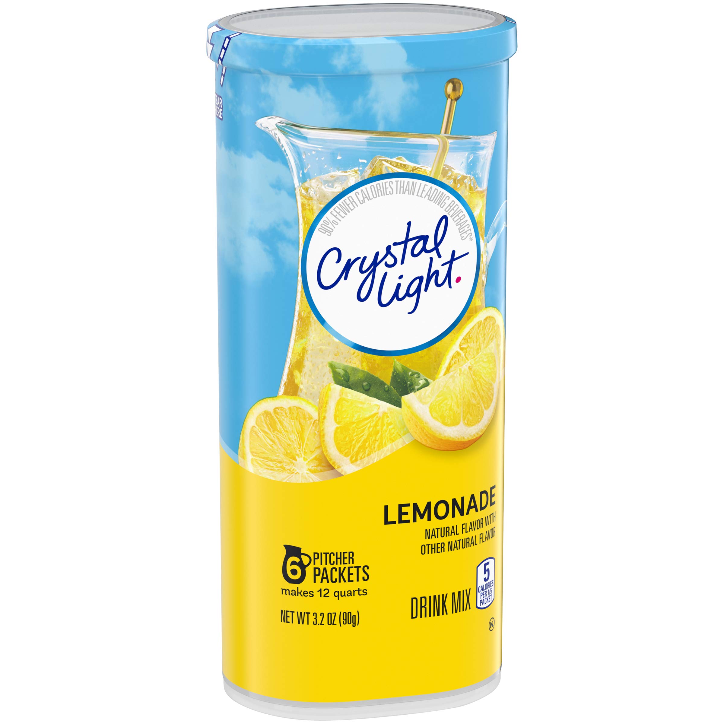 Buy Crystal Light SugarFree Lemonade Naturally Flavored Powdered Drink
