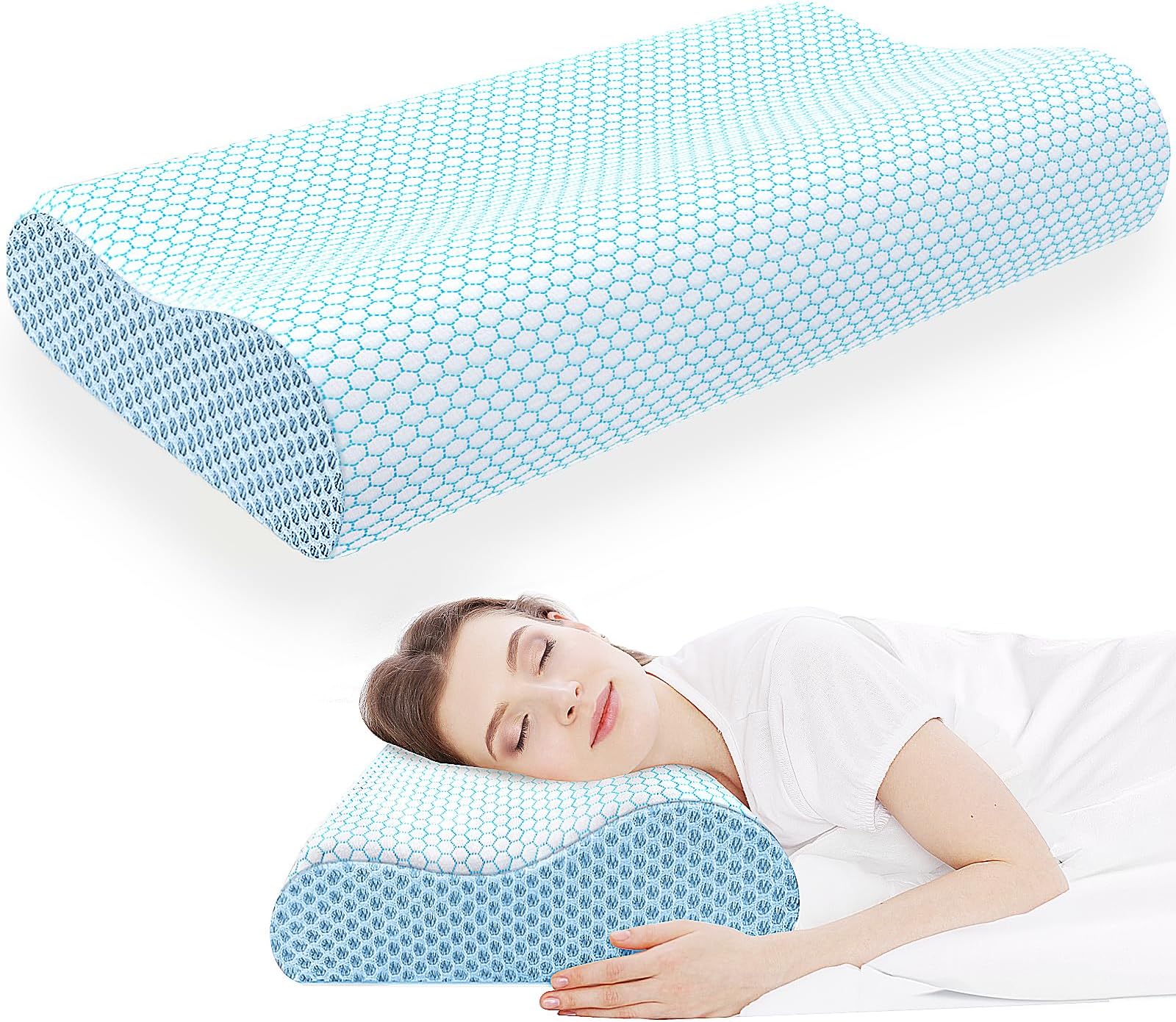 Derila Cervical Memory Foam Pillow The Ergonomic Side