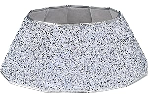 Sequin Silver Christmas Tree Skirt