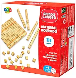 Material Dourado Madeira Qualidade 111 Peças GGB Plast