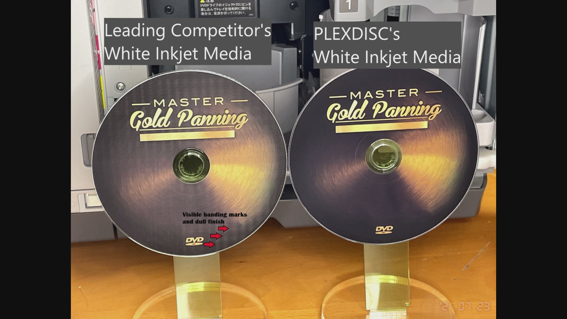 PlexDisc Water Resistant Glossy White Inkjet Printable CD-R 52x 700MB PlexDisc Water Resistant Glossy White Inkjet Printable CD-R 52x 700MB
