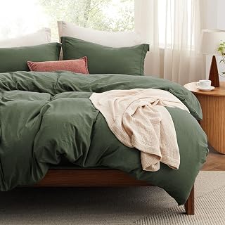 Bedsure Duvet Cover Queen Set With Fitted Sheet
