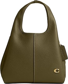 COACH Polished Pebble Leather Lana Shoulder Bag 23