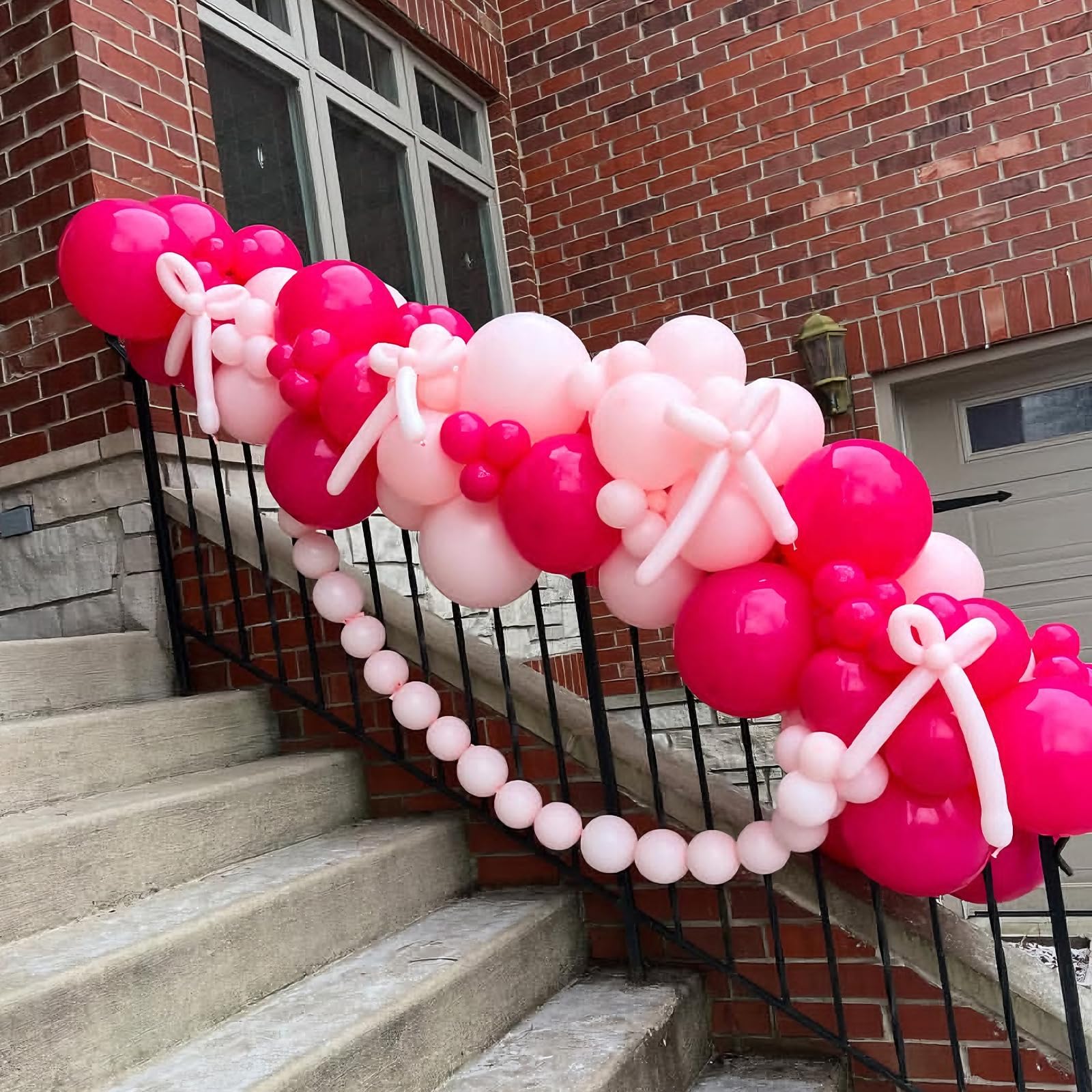 Pinke Luftballons, 60 Stück, 30,5 cm, Hot Pink, Metallic, Partyballons für Mädchen, Frauen, Babyparty, Prinzessin, Valentinstag, Hochzeit, Geburtstag, Party-Dekoration