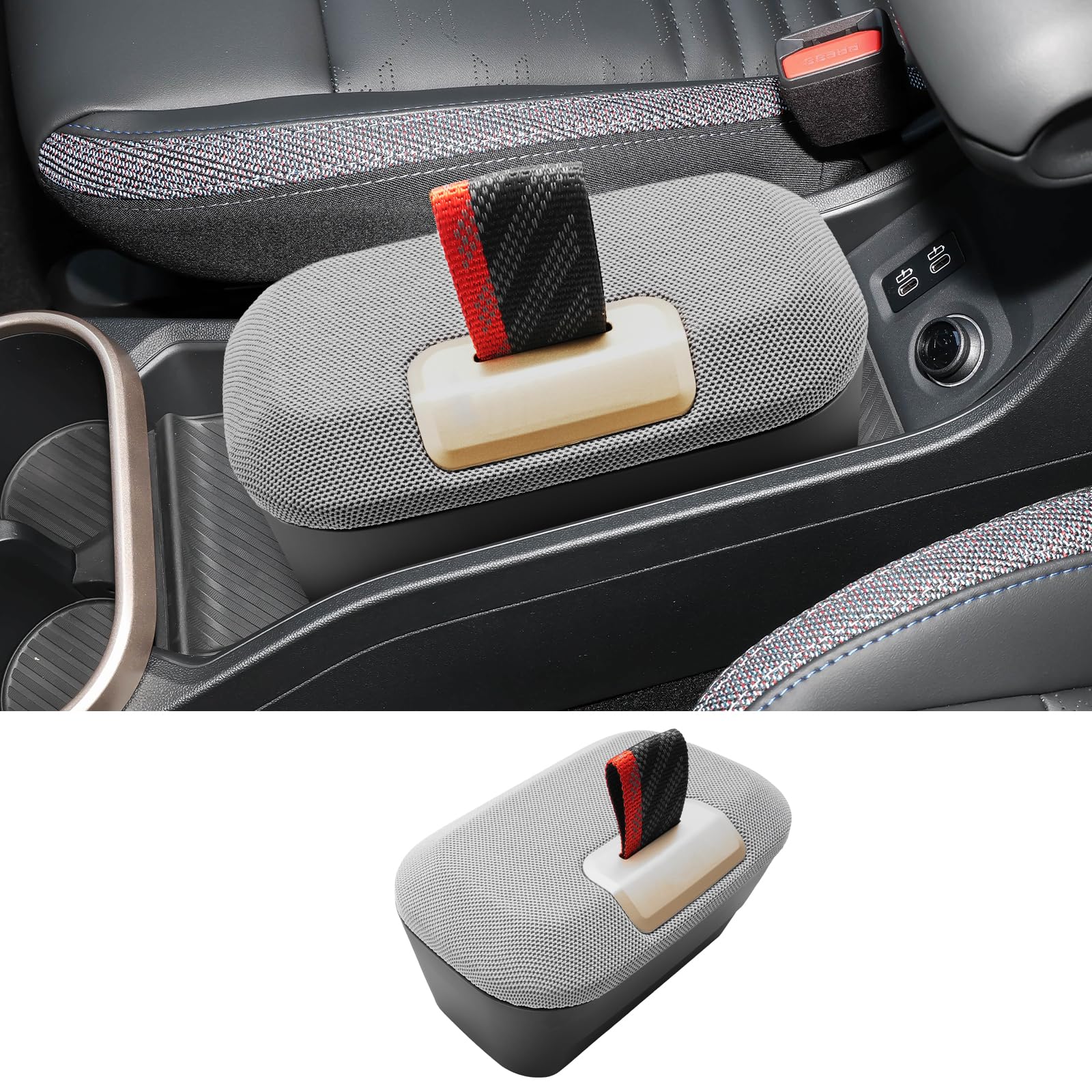 CDEFG Kompatybilny z Mini Cooper F65 F66 2024 2025 2026 organizer do konsoli środkowej, schowek pod podłokietnikiem, akcesoria do konsoli