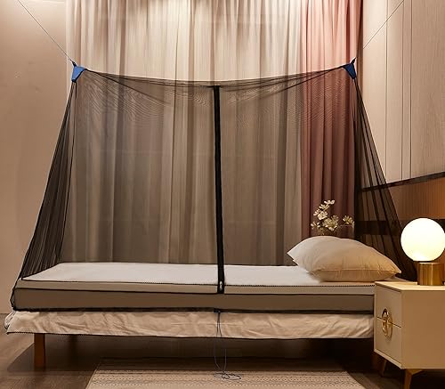 Miniatura 3 de Mengersi Mosquitera para cama, dosel de cama, mosquitera para patio, tienda de campaña, cortinas de cama, campamento, ropa de cama, patio para