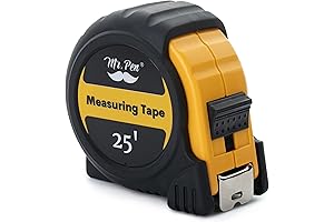 Mr. Pen- Tape Measure 50-Foot, Steel Retractable Tape Measure with Fractions, Easy...
