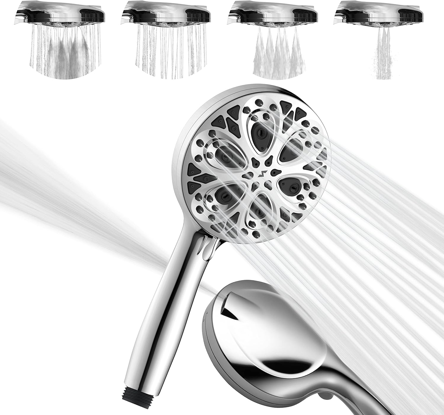 SparkPod Shower Head High Pressure and 10 Spray Settings Luxury 5