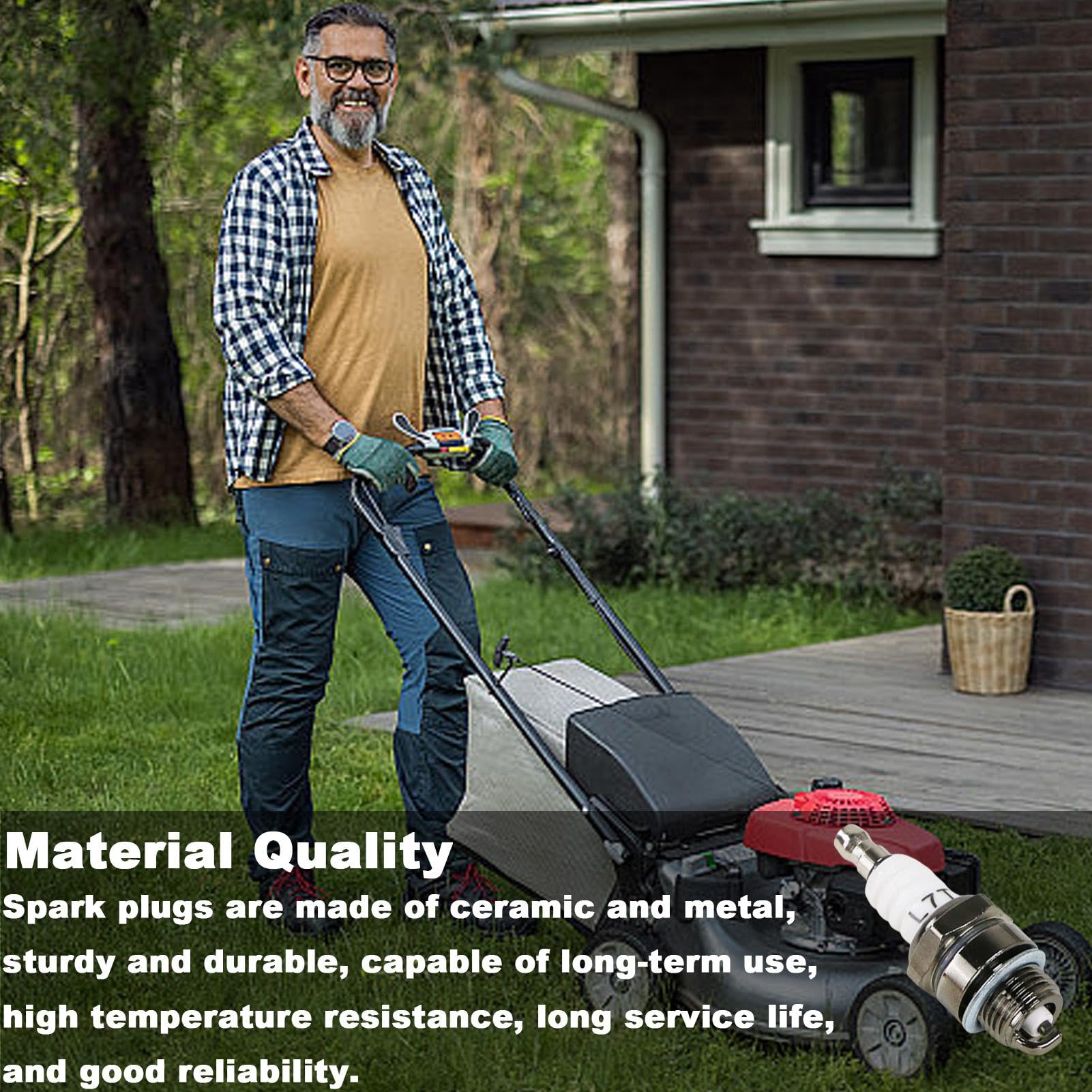 Candele Di Accensione Per Motoseghe E Tosaerba - Alta Prestazione Per Motori 2 Tempi - Foto 9