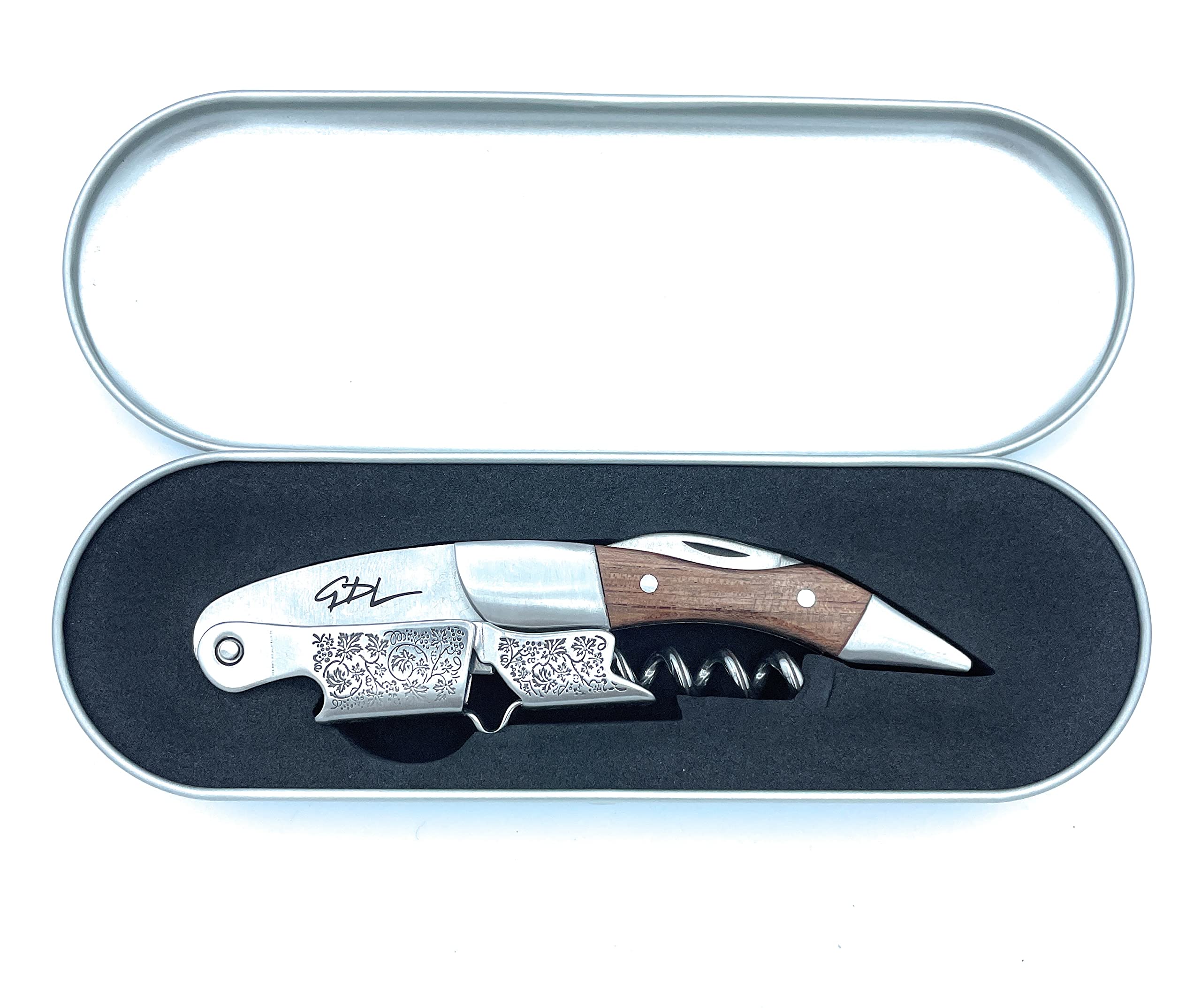 Cavatappi Professionale Per Vino - Multifunzione Con Tagliacapsule, Acciaio Inox - Foto 7