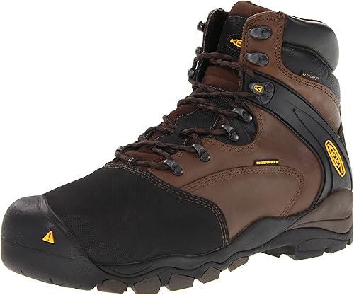 Keen Utility Louisville6 Int Met Cuero Impermeable Punta de Acero para Hombre