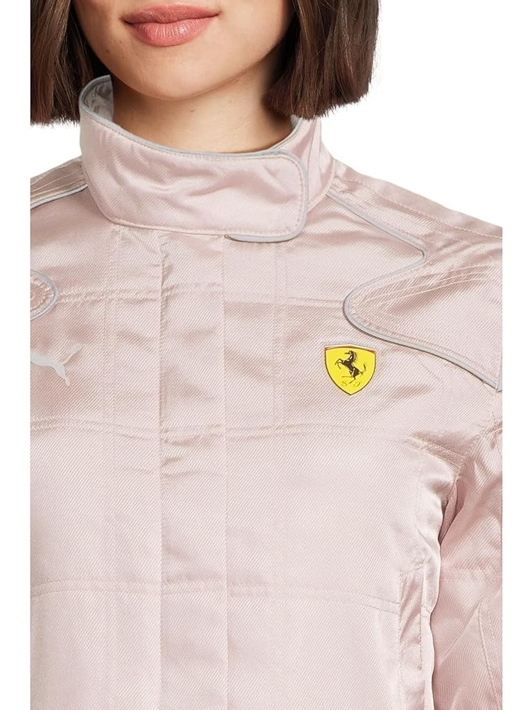Pink PUMA Scuderia Ferrari Premium Racing Jacket