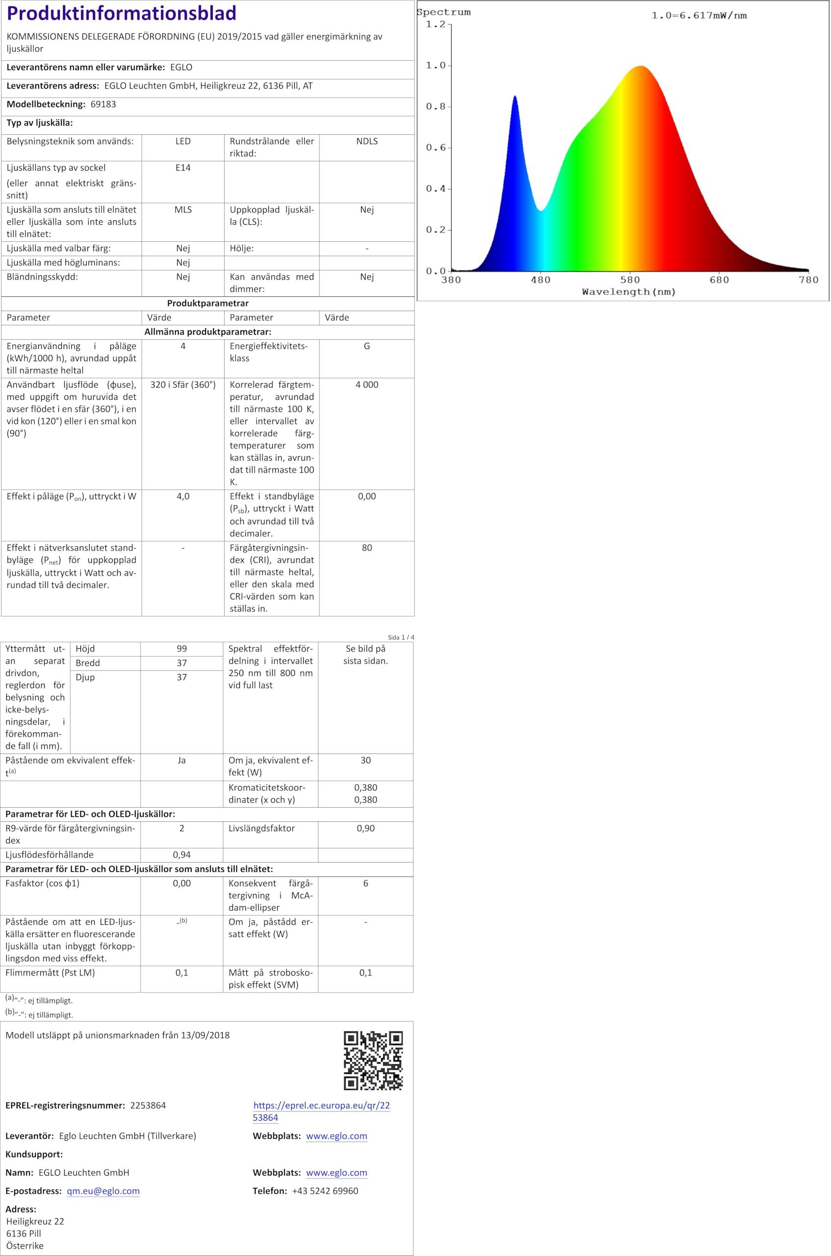 Osram LED Lampe XBO R 180W45 C OFR 2X1 A268611062G