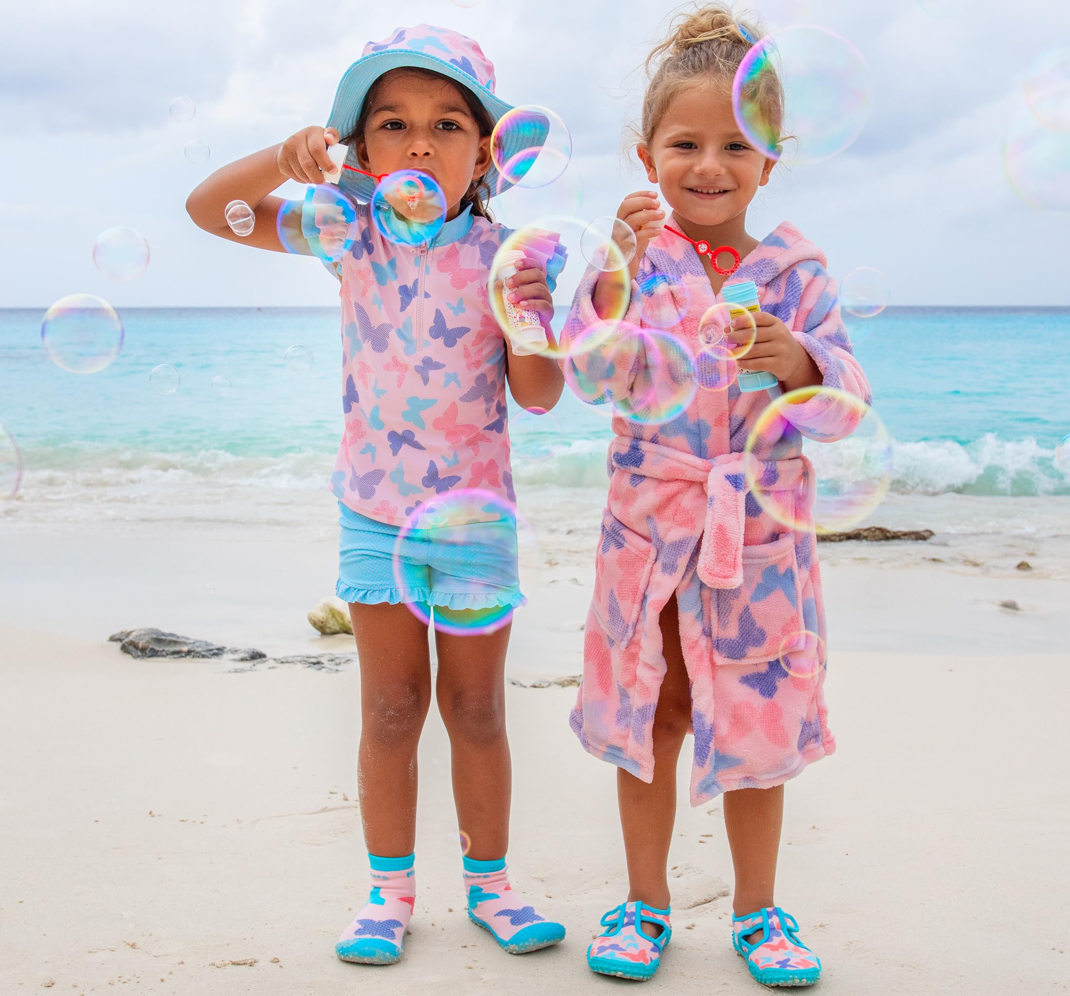 Playshoes Mädchen Zweiteiler Schwimmshirt-Set