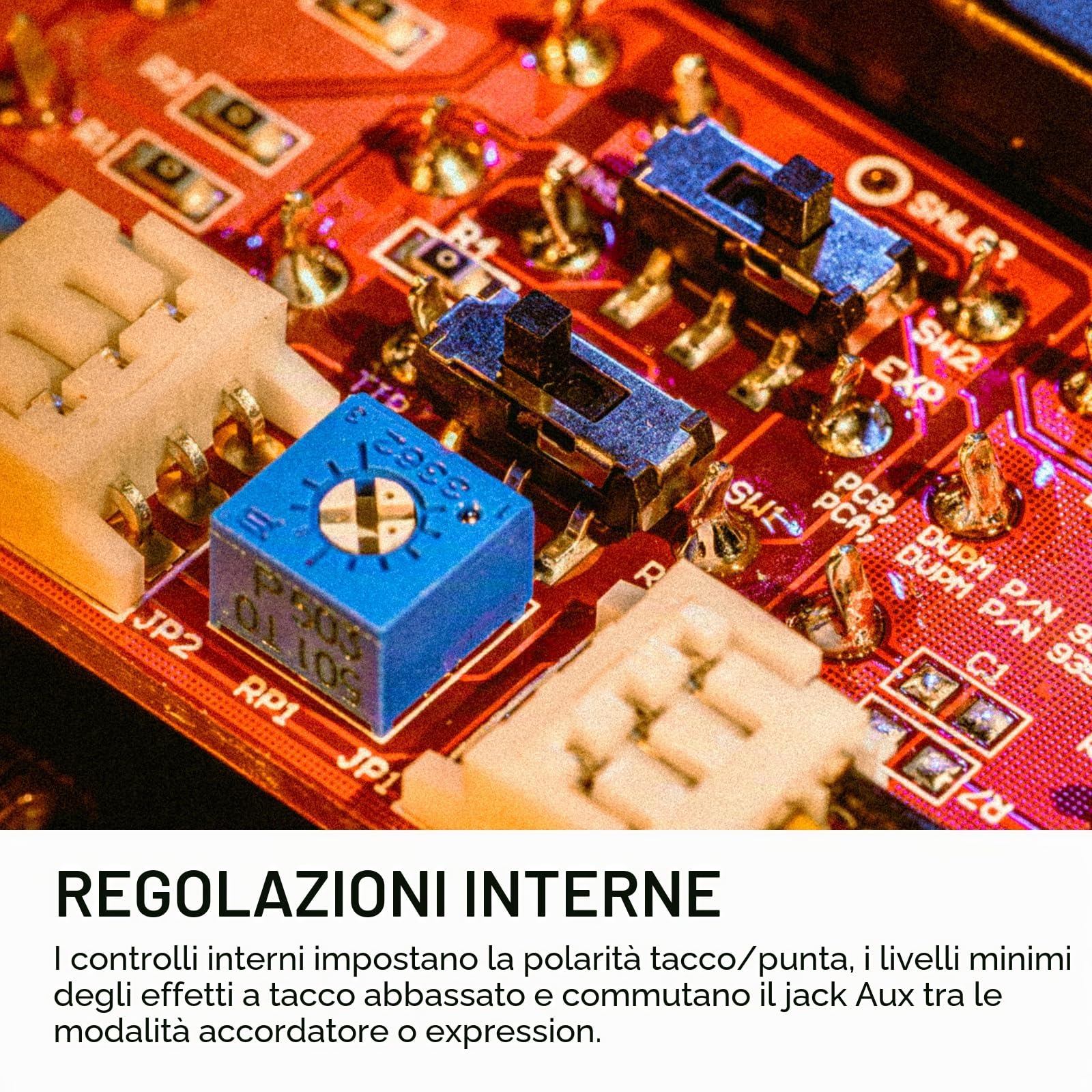 JIM DUNLOP - DVP4 Volume (X) Mini Pedal - Pedale Volume e Expression Ultra Compatto con Chassis in Alluminio, Tensione Rocker Regolabile, Uscita AUX per Accordatore o FX