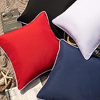 Vista 6 de Phantoscope - Juego de 2 fundas de almohada y cojín cuadradas decorativas, impermeables, para intemperie, sofás, carpas, 18 x 18 pulgadas