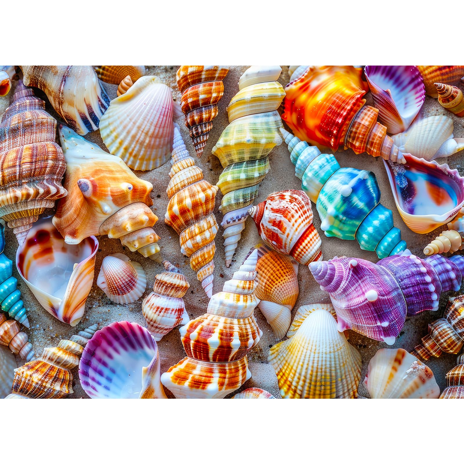 Jigsaw Puzzles for Adults 1000, Puzzles for Adults, Challenging Puzzles, Puzzle Game for The Whole for Women, Gifts for Men, Theme:Romantic Conch