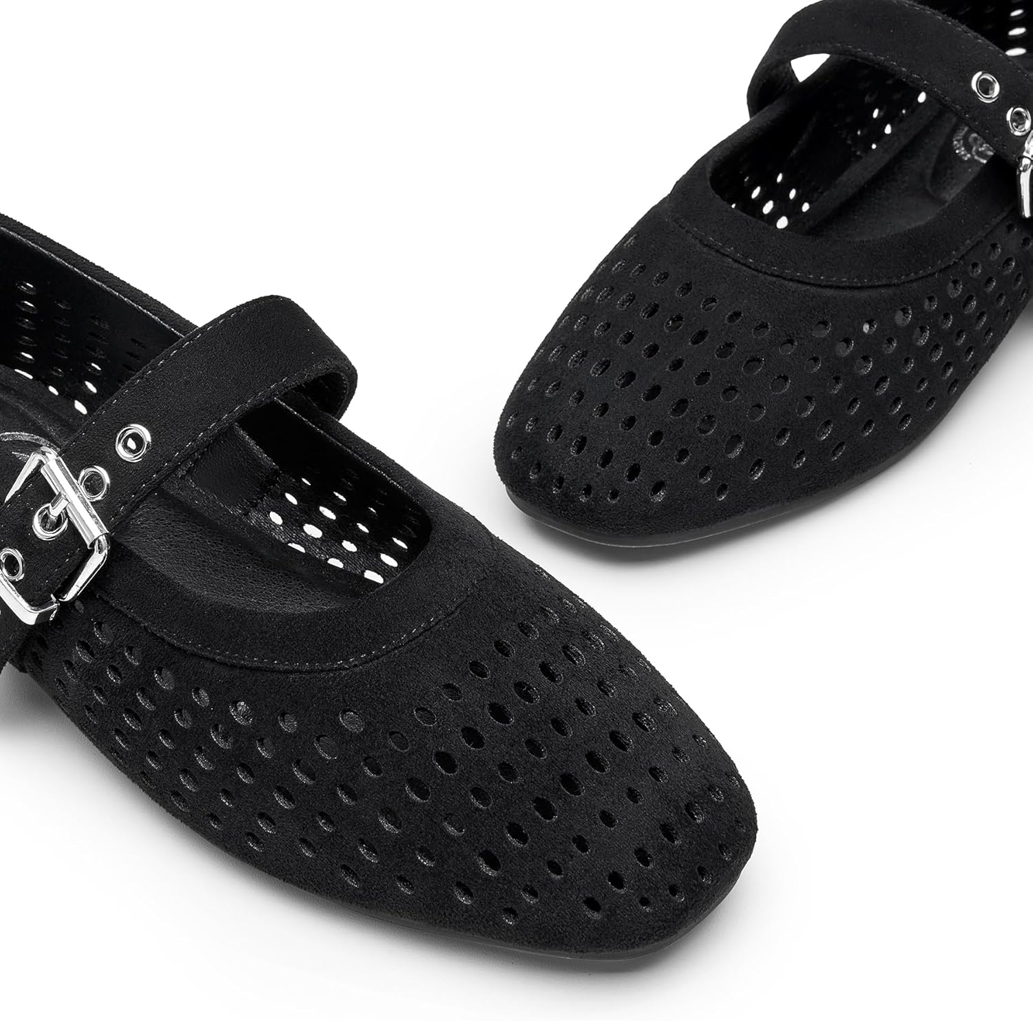 Trary Mary Jane Shoes Women, Mary Jane Flats for Women, Ballet Flats Shoes Round Toe Mary Jane Flats Shoes Dressy Comfortable - Image 3