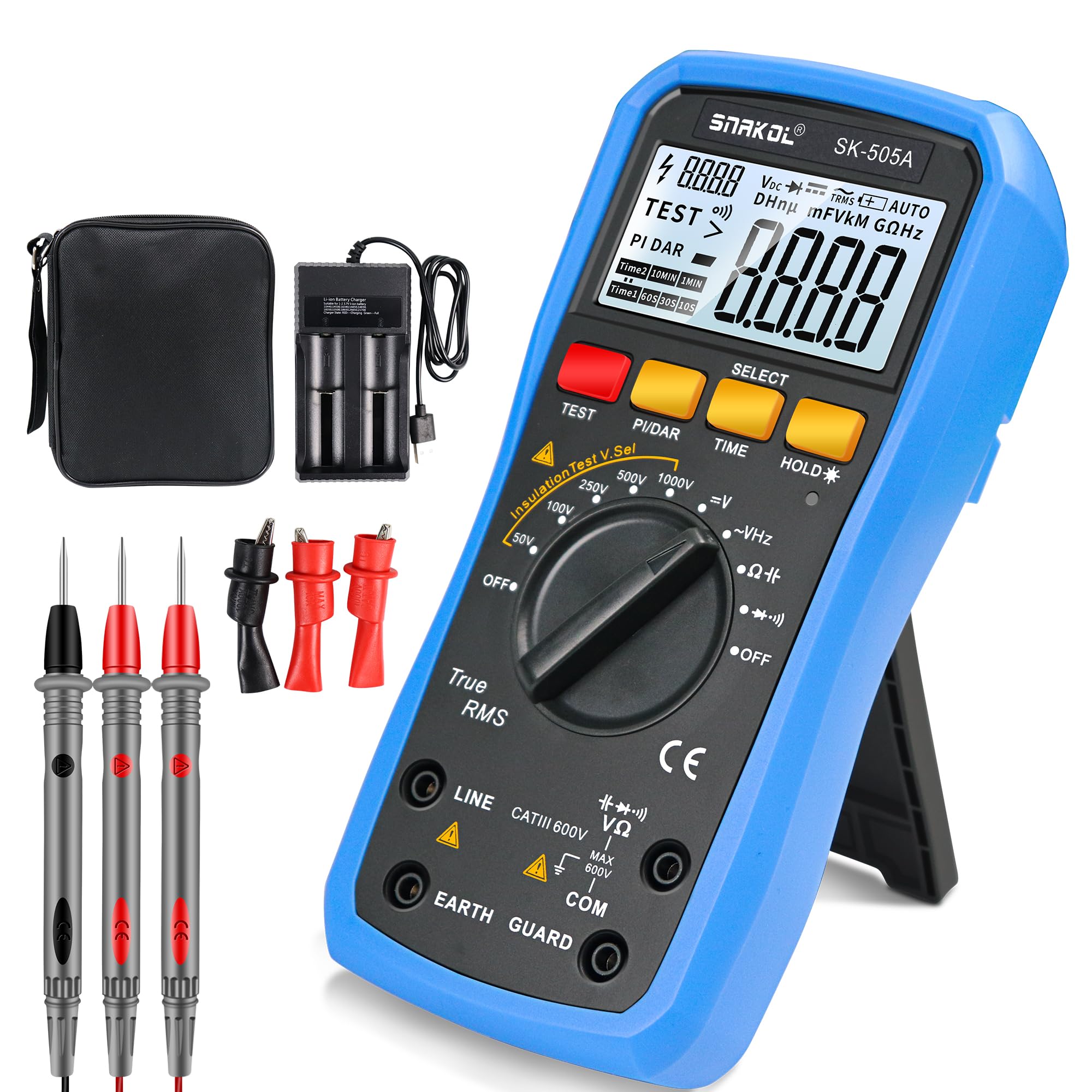 Ground Resistance Tester - AC/DC Voltage Meter -8