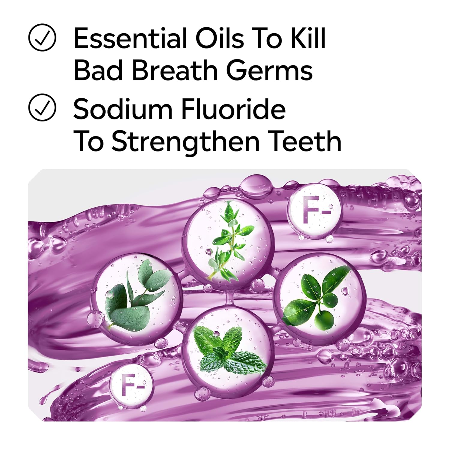 Listerine Total Care Intense Anticavity Fluoride Mouthwash, 6 Benefits in 1 Oral Rinse Helps Kill 99% of Bad Breath Germs, Prevents Cavities, Provides 360 Clean*, ADA-Accepted, Intense Mint, 250 mL