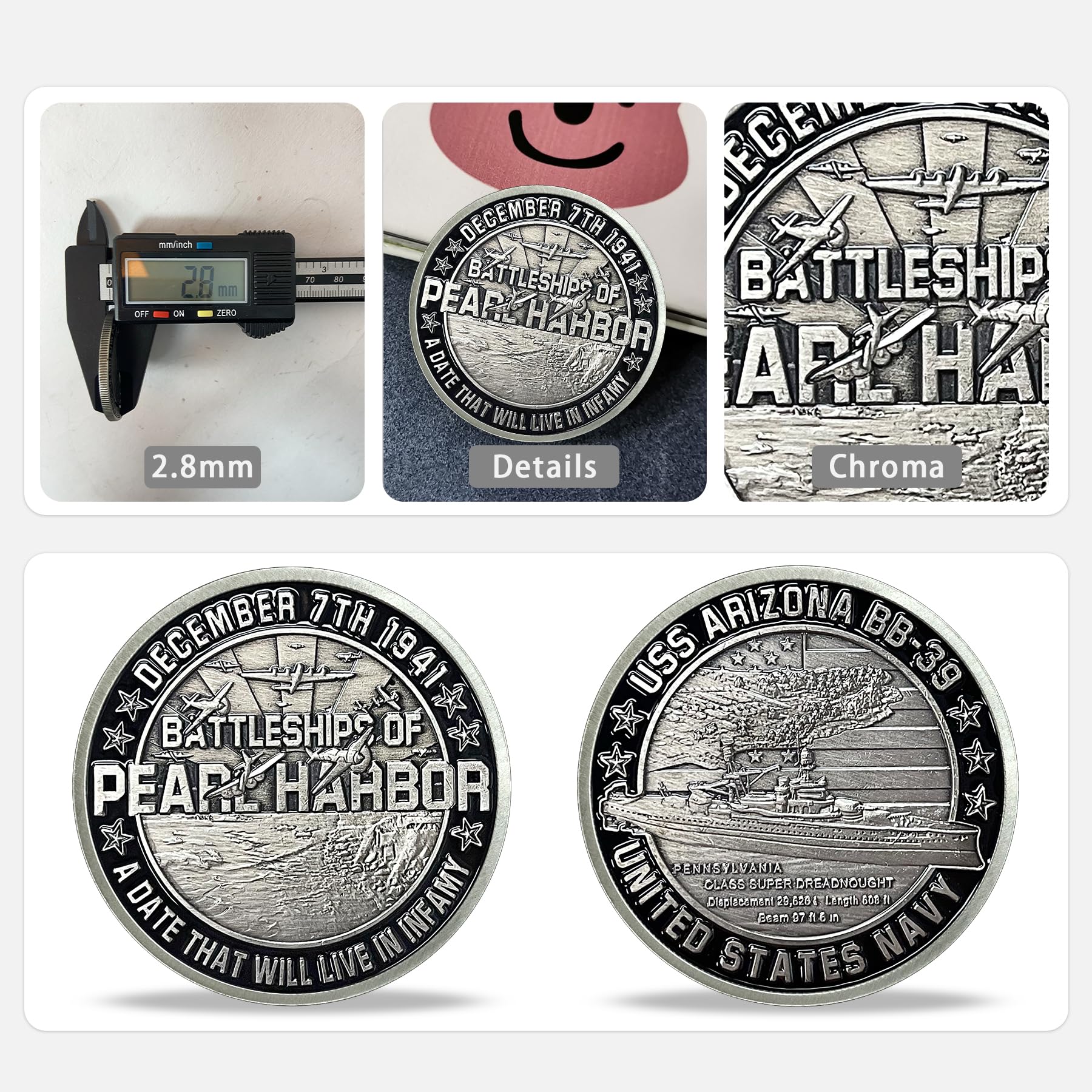 Amazon.co.jp: AtSKnSK USS アリゾナ Remember Pearl Harbor