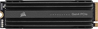 Corsair MP600 Pro SSD 4TB - Disco Estado sólido - M.2 2280, NVMe, PCIe Gen. 4 x4, TLC NAND Alta Densidad, DisiPador de Calor de Aluminio, Negro