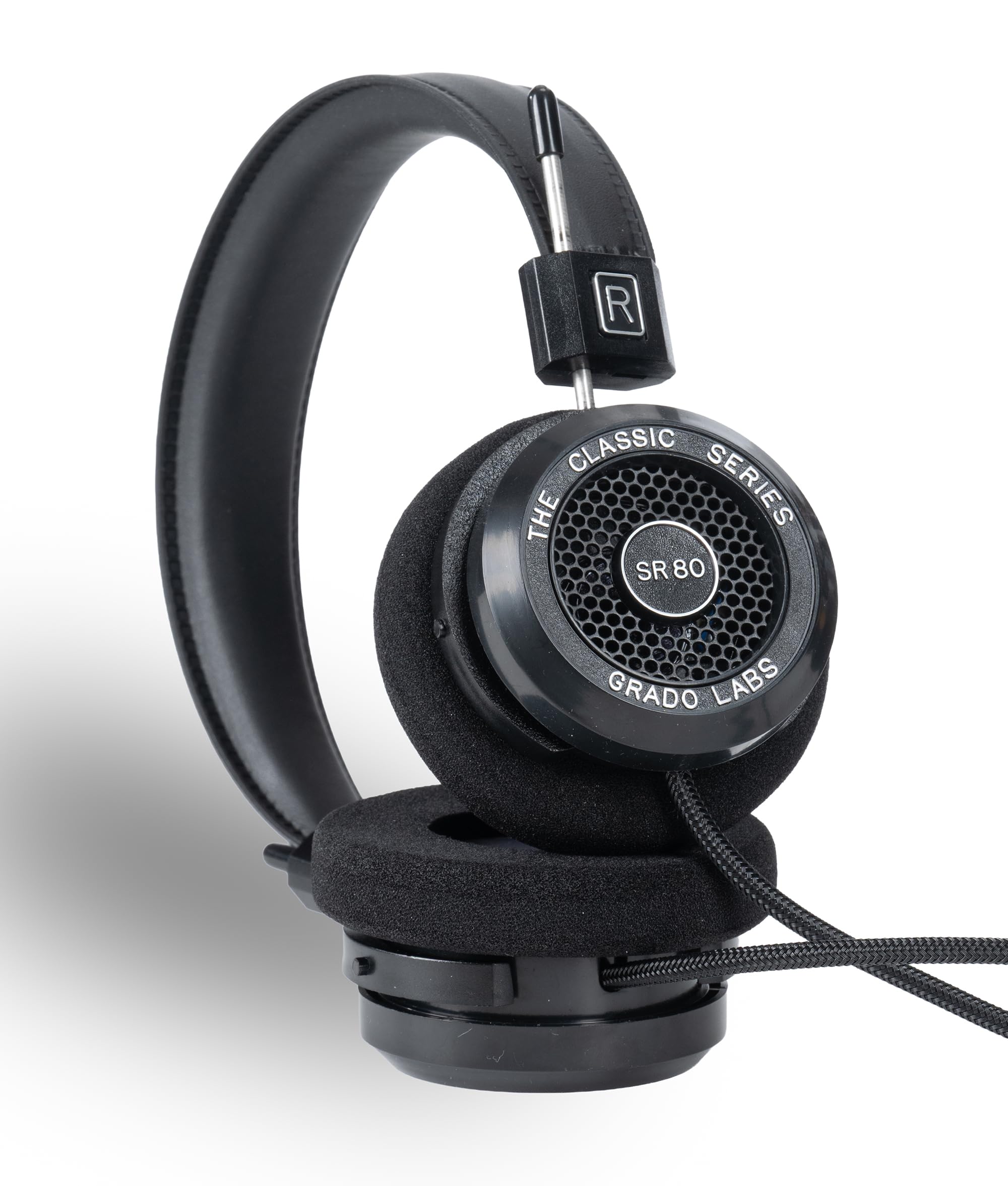 GRADO Classic Series SR80 Cuffie Cablate Over-Ear Retro Aperto | Ascolto domestico, Suono naturale, Design leggero