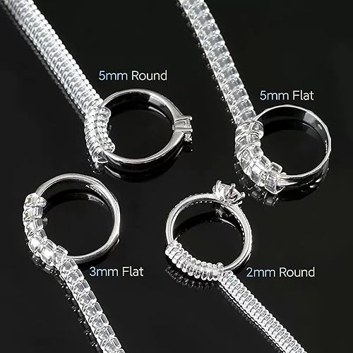 Miniatura 3 de AMERICAN PHOENIX Ajustador de tamaño de anillo para anillos sueltos, reductor de tamaño de anillo invisible para hombres y mujeres, protector de