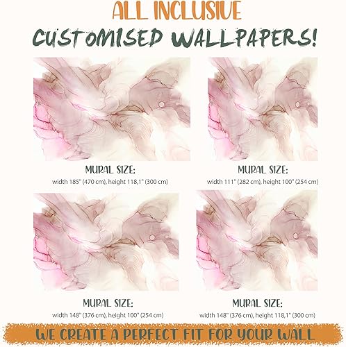 Miniatura 9 de Papel pintado de vinilo para despegar y pegar con colorido arte fluido autoadhesivo extraíble para sala de estar dormitorio cocina y baño 148 x 118