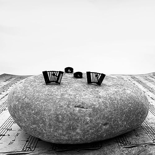 Miniatura 5 de Pendientes de música - Accesorios de música - Pendientes de nota musical para niños y niñas - Pendientes de trompeta - Accesorios musicales para