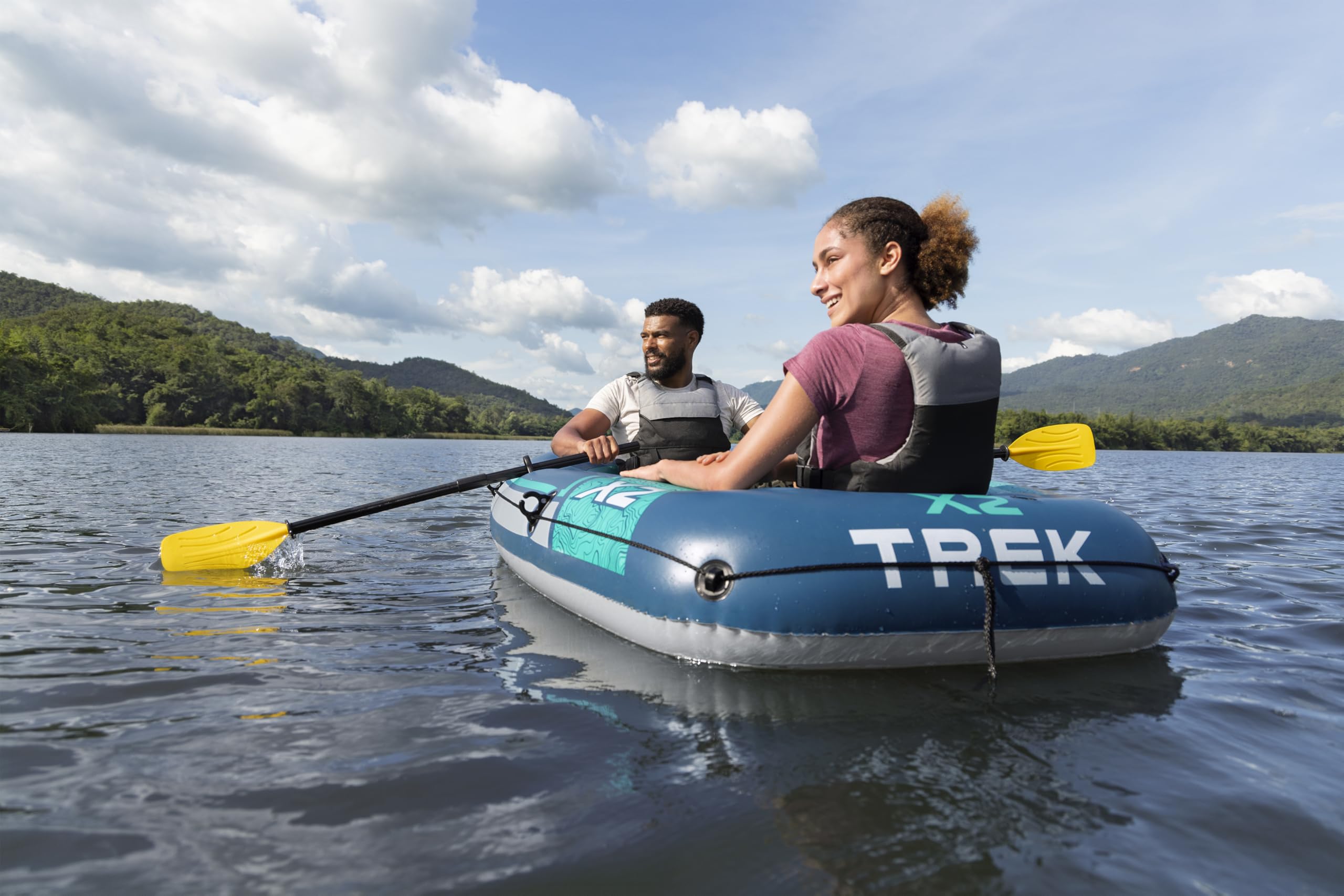 Bestway Tratwa Trek X2 7 ft 7 cali x 46 cali lub 2,32 x 1,18 m