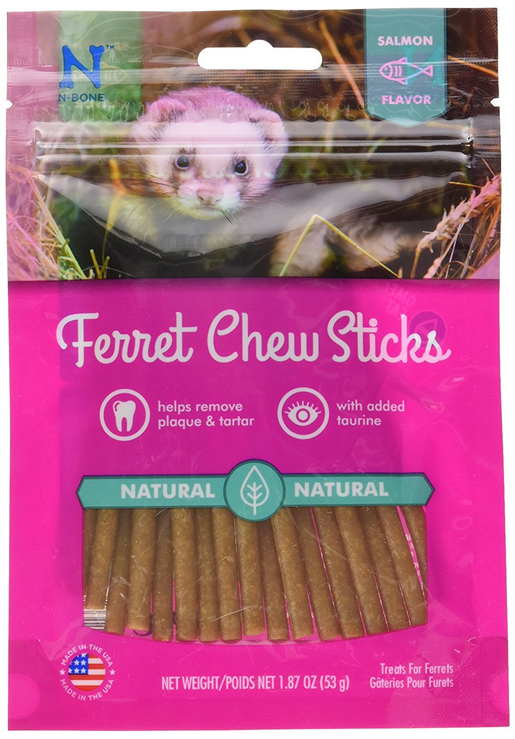 N-Bone 1.87 oz. Ferret Salmon Flavor Chew Treats