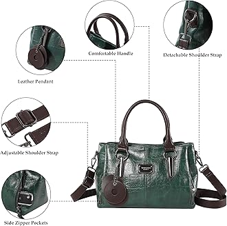 mcuvaec Handbags and Purses for women Vegan Leather Tote Bag for Women Satchel Shoulder Bags Travel Purse with Compartments